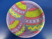 Eggcellent Purple Eggs Egg Hunt Easter Holiday Party 7" Paper Dessert Plates