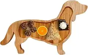 Dog Shaped Charcuterie Board,Dachshund Shaped Cheese Serving Tray | Farmhouse Wooden Charcuterie Board Serving Plates for Home Rustic Decoration