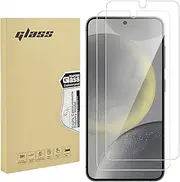 [2 Pack] Shesyuki 9H Tempered Glass Screen Protector for Samsung Galaxy S24+ 5G, Support Fingerprint Unlock Anti-Scratch Film Screen Protector