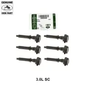 LAND ROVER IGNITION COIL x6 RANGE LR4 14-16 RR SPORT LR035548 GENUINE (for: Land Rover)