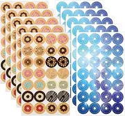 Operitacx 10 Loose Leaf Stickers Hole Punch Reinforcement Labels Circles Hole Protectors Hole Punch Reinforcements Decorative Labels Hole Reinforcement Stickers Self-Adhesive Donut Decorate