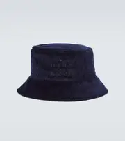 [Miu Miu] Miu Miu Logo corduroy bucket hat L blue