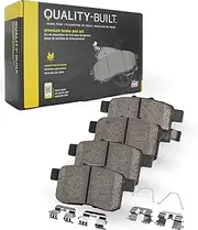 [Quality-Built] Premium Semi-Metallic Front Brake Pads (1001-0934M) Compatible with Ford Expedition 2006-2003, Lincoln Navigator 2006-2003