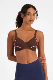 Berlei Electrify Underwire Bra 2 Pack - Purple Smoke / Deep Espresso, Size: 10 B