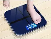 Weight Scale Precise Digital Body Weight Bathroom Scale Tempered Glass with Lighted Display Step-On Technology 400 Round Corner Design Multicolor108 One Size