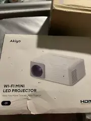 Projector Akiyo Mini LED Wi Fi Projector