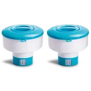 2PK Intex 17.8cm Adjustable Floating Chemical Dispenser for Intex Pools/Pure Spa