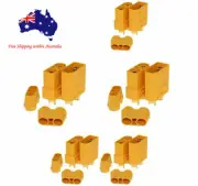 5 Pair Genuine Amass XT90 Plug Connector Male Female Anti Skid for Battery ESC
