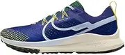 [Nike] Men's React Pegasus Trail 4 Shoes, Deep Royal Blue/Celestine Blue 400, 10 Size