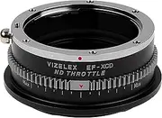 Vizelex ND Throttle Lens Adapter - Compatible with [REDACTED] EOS (EF/EF-S) D/SLR Lens to Hasselblad X-System (XCD) Mount Mirrorless Camera with Built-in Variable ND Filter (2 to 8 Stops)