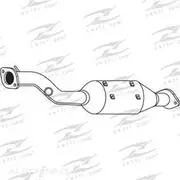 Redback Cat Conv Bolt On to suit Nissan Dualis J10 2.0L 4Cyl 08/09- - C2282