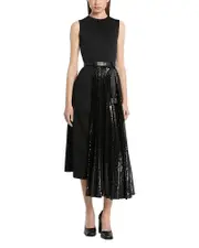 Michael Michael Kors Satin Embellished Overlay Dress