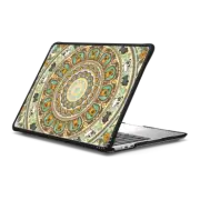 MacBook Air 13-inch (M2 - M4) Impact Case Pug Yoga Medallion