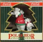 Coca-Cola Polar Bear Collection - Christmas Ornament, Momma Bear w/(2) Cubs NIB