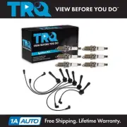 TRQ Ignition Wires Spark Plugs Fits 01-02 Mitsubishi Montero 99-04 Montero Sport