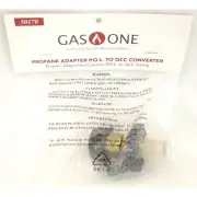NIP 'Gas One' Propane Adapter P.O.L. To QCC Converter