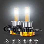 35000Lm D2S D2R LED Headlight Bulbs Replace HID Xenon Super White Conversion Kit (for: BMW)