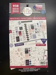The Happy Planner Free Spirit Sticker Book 938 Pieces Organization Schedule