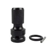 2Pcs Socket Adapter Drill Hex Shank Chuck Change Impact Driver Tool 1/2" To 1/4"
