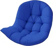 Whtkoph Hanging Egg Chair Cushion, Soft Washable Comfortable Thick Patio Porch Office Chair Cushion, Blue, as described