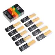 10pcs Saxophone Reed Set with Strength 1.5/2.0/2.5/3.0/3.5/4.0 for Soprano Sax