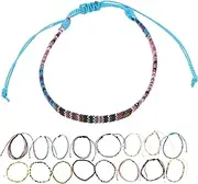 [SHERCHPRY] 18pcs Women's Bohemia Anklet Set Woven Beaded Bracelets Summer Style Anklets