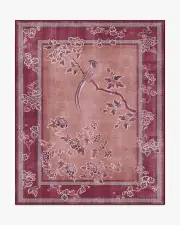 245' x 305' | Machine Washable Runner Rug | Kid & Pet Friendly | Indoor Rug | Draper Burgundy Rug by Gracie | Ruggable