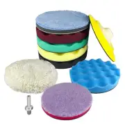 9PCS Polishing Pads Kit,7” Large Size Buffing Pads,Compound Buffing Sponge Pa...