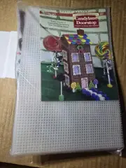 CandyLand Doorstop Christmas Plastic Canvas Kit