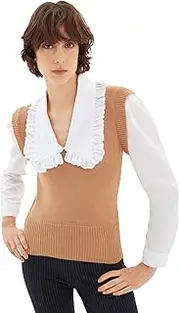 [Trendyol] Women's Woven Garnier Knitwear Sweater