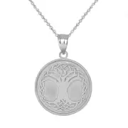 Tree of Life Pendant Necklace in Sterling Silver