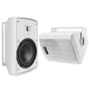IHome 6.5” Inch Bluetooth Outdoor 150 Watt Waterproof Wall Mounted Speaker White