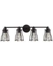 JONATHAN Y Designs 4-Light Florence Bronze Vanity Light