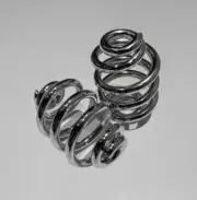 Solo Seat Springs 3" Heavy Duty Chrome Harley Bobber chopper Triumph Scooter