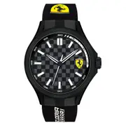 Scuderia Ferrari Silicone Black Dial Men's Watch - 830644