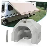 RV Awning End Plug Solid Aluminum Rounded Hardware for RV Awning Sunchaser II