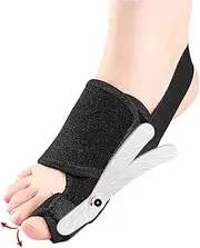 YHOUMEW Bunion Toe Corrector Splint for Women & Men, Adjustable Bunion Straightener for Pain Relief, Big Toe Orthopedic Separator for Hallux Valgus, Hammer Toe, Day/Night Support (Left Foot)