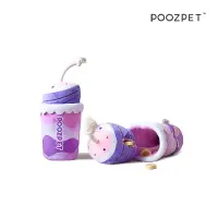 在飛比找momo購物網優惠-【POOZPET】益智扯紙玩具 芋泥波波(狗玩具 拉扯玩具 