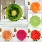 Stylish Single Pattern Garden Chair Cover Round Fruit Shape Soft and Lint free