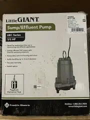 Little Giant 6EC-CIA-SFS Sump Pump - 20' Power Cord & Float Switch