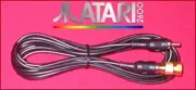12Ft RCA Video Cable & GOLD RF Coax TV Adapter for Atari 2600 Jr. Junior System