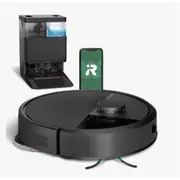iRobot Roomba Plus 405 Vaccum Cleaner With Auto Wash Dock 7000 Pa Suction Power, Dual Clean Mop pads, Multi Surface Rubber Brush [G185000]