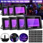200W 300W 400W LED UV Blacklight Halloween Xmas Glow Party Stage Club Floodlight