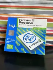 pentium 3 1000/256 coppermine new sealed box sl4mf 1ghz
