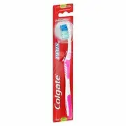 Colgate Plus Toothbrush Adult Cleaning Tip Soft Medium Bristles Easy to Grip 1ct