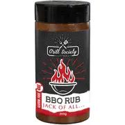 Grill Society BBQ Rub Jack Of All 200g Food/Kitchen Condiment/Marinade BBQ/Meat