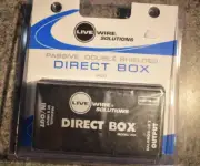 Livewire Passive Double Shielded Direct Box PDI Heavy Duty, New