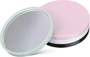 VICASKY 4pcs Portable Round Hand Mirrors Compact Makeup Mirrors for Women Lightweight Travel Scratch Resistant for Purse Pocket