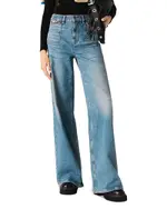Maje High Rise Jeans in Blue