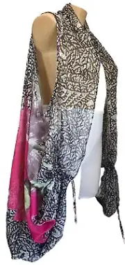 TS Taking Shape XL 24 Cover Up Light Sheer Sleevless Jacket Stunning NWT